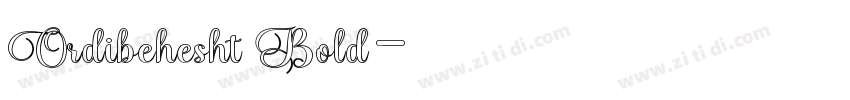 Ordibehesht Bold字体转换